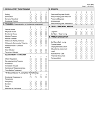 Form 3042 Mh Child and Adolescent Needs and Strengths (Cans) - Age 3-5 - Texas, Page 2