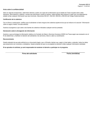 Formulario 3031-S Solicitud De Beneficios Del Programa Para Ninos Con Necesidades Medicas Especiales (Cshcn) - Texas (Spanish), Page 6