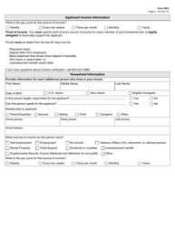 Form 3033 Hemophilia Assistance Program Application - Texas, Page 2