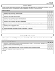 Form 3044 Home and Community Based Services Adult Mental Health (Hcbs-Amh) Settings Checklist - Texas, Page 2