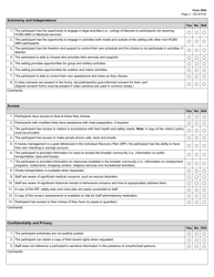 Form 3044 Home and Community Based Services Adult Mental Health (Hcbs-Amh) Settings Checklist - Texas, Page 3