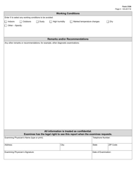 Form 3104 General Physical Examination Report - Texas, Page 4
