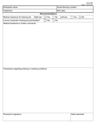 Form 3105 Comprehensive Rehabilitation Services Hearing Evaluation Report - Texas, Page 4