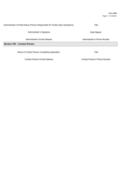 Form 3200 Abortion Facility License Application - Texas, Page 3