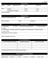 Form 3111 End-Stage Renal Disease Evaluation - Texas, Page 2