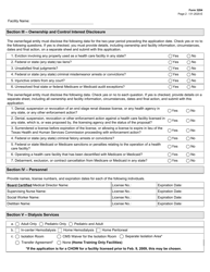 Form 3204 End Stage Renal Disease Facility License Application - Texas, Page 2