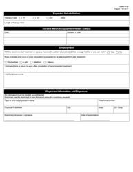 Form 3110 Surgery and Treatment Recommendations - Texas, Page 2