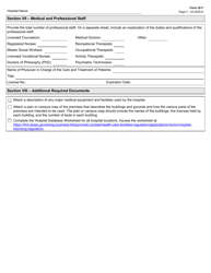 Form 3217 Psychiatric Hospital License Renewal Application - Texas, Page 3