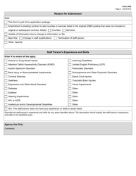 Form 3455 Provider Staff Information - Texas, Page 2