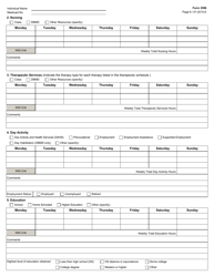 Form 3596 Personal Assistance Services (Pas)/Habilitation Plan - Texas, Page 6