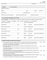 Form 3600 Application for Participation in Title Xix Medicaid: Icf/Iid, Nursing Facility or Rural Hospital Swingbed Program - Texas, Page 2