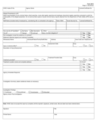 Form 3613 Provider Investigation Report With Fax Cover Sheet (Home Health, Hospice and Personal Assistance Services Provider Use Only) - Texas, Page 3