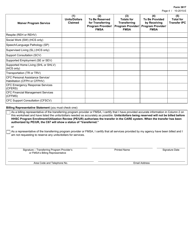 Form 3617 Request for Transfer of Waiver Program Services - Texas, Page 4