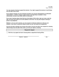 Form 3622 Denial of Application for Class - Texas, Page 2