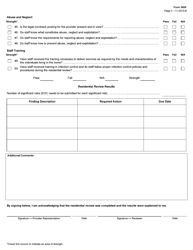 Form 3609 Waiver Survey and Certification Residential Checklist - Texas, Page 3