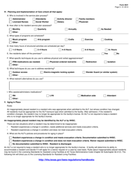 Form 3641 Alzheimer&#039;s Assisted Living Disclosure Statement - Texas, Page 3