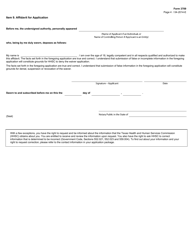 Form 3709 Medicaid Bed Waiver Application for Nursing Facilities - Texas, Page 4