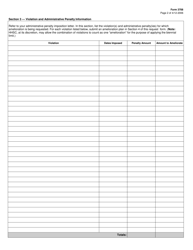 Form 3708 Amelioration Request - Texas, Page 2