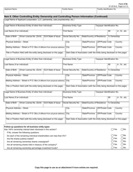 Form 3736 Application for State License to Operate a Type C Assisted Living Facility - Texas, Page 6