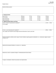 Form 3706 Nursing Facility Customized Power Wheelchair (Cpwc) Authorization - Texas, Page 2