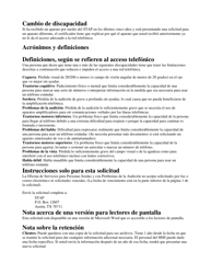 Instrucciones para Formulario 3906-S Solicitud Para Participar En El Programa De Asistencia Para Telecomunicaciones Especializadas (Stap) - Texas (Spanish), Page 2