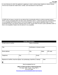 Form 3926 Change of Disability - Texas, Page 2