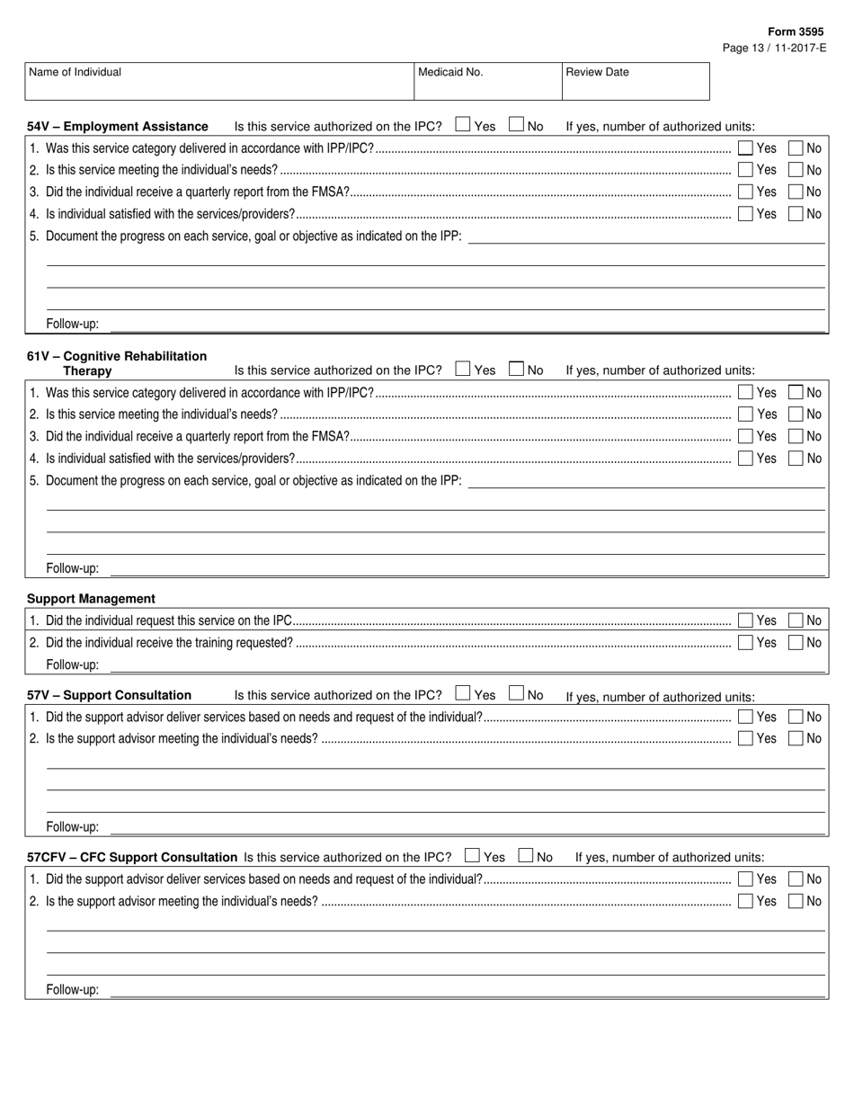 Form 3595 Ipp Service Review - Texas, Page 13