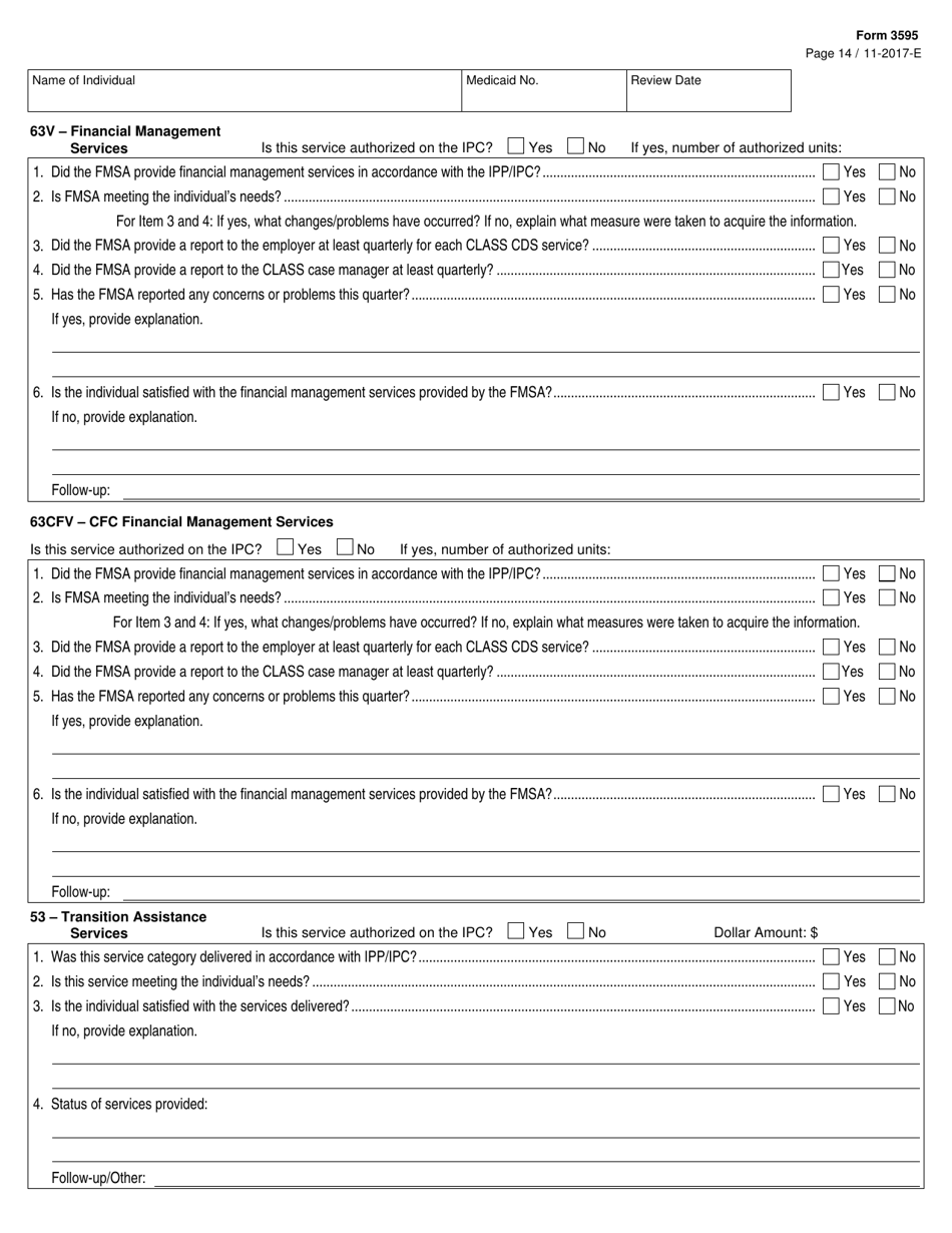 Form 3595 Ipp Service Review - Texas, Page 14