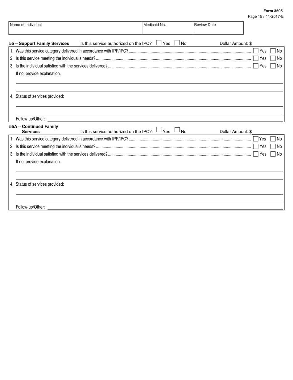 Form 3595 Ipp Service Review - Texas, Page 15