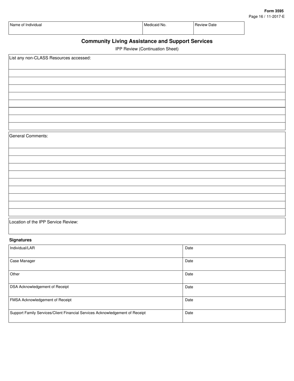 Form 3595 Ipp Service Review - Texas, Page 16