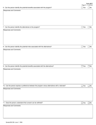 Form 4017 Capacity Assessment Instrument for Psychotropic Medication - Texas, Page 5