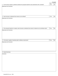 Form 4017 Capacity Assessment Instrument for Psychotropic Medication - Texas, Page 9