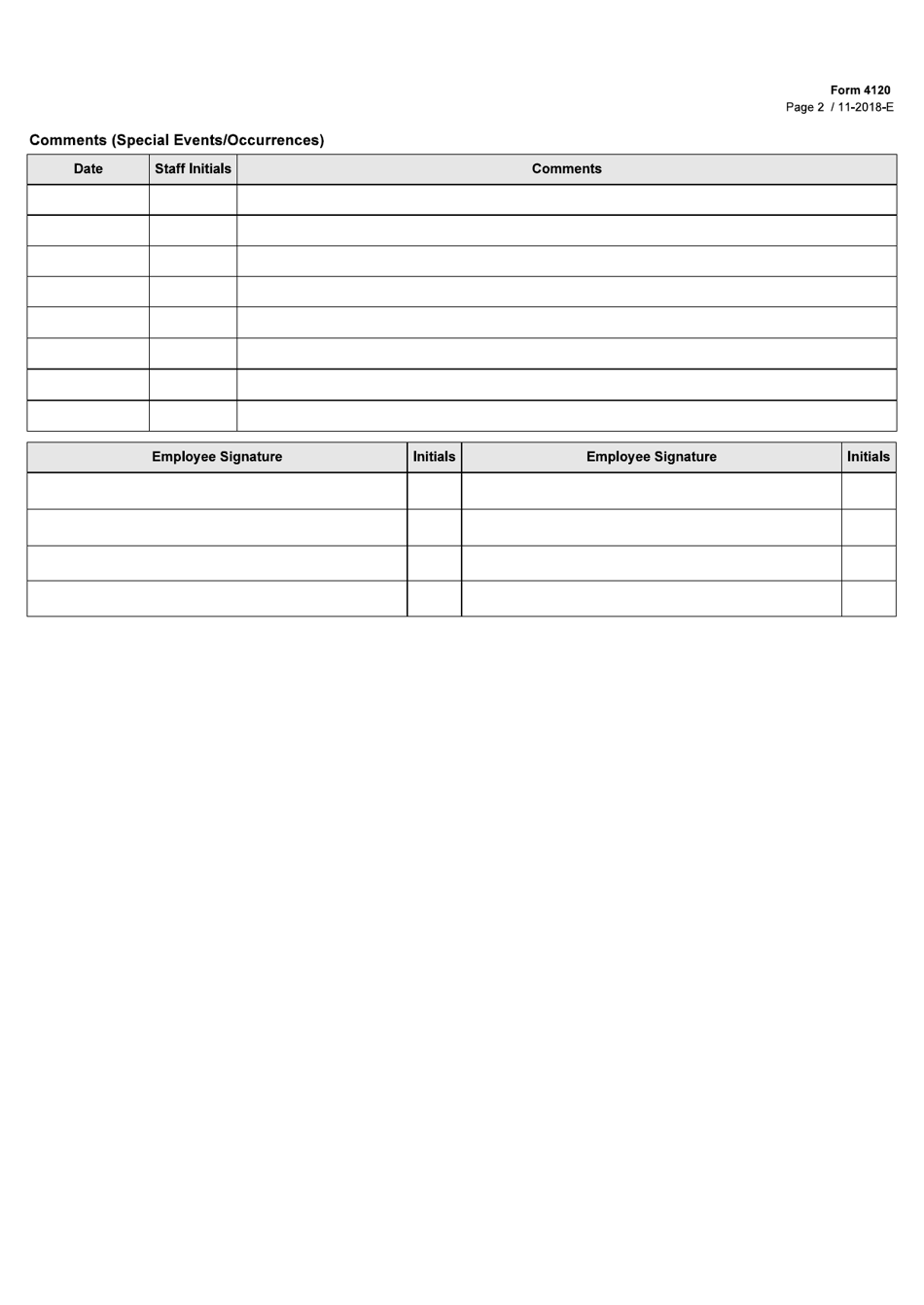 Form 4120 - Fill Out, Sign Online and Download Fillable PDF, Texas ...