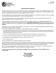 Form 5006 Hardship Waiver Application - Texas