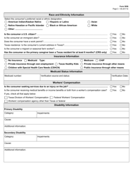 Form 5056 Application for Services - Texas, Page 3