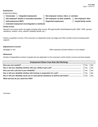 Form 5056 Application for Services - Texas, Page 5