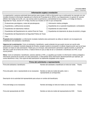 Formulario 5060-S Permiso Para Recabar Informacion - Texas (Spanish), Page 2