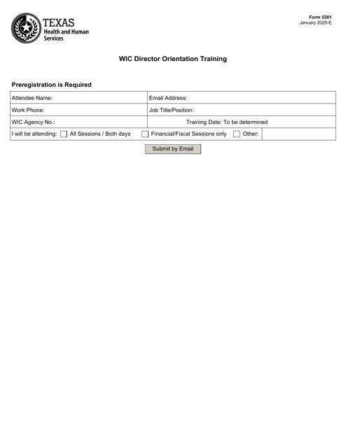 Form 5301  Printable Pdf