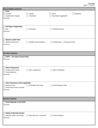 Form 5405 Checklist for the Ten-Day Long-Term Care Experience Life Safety Code Facility Observation Program - Texas, Page 2