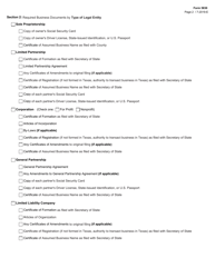 Form 5830 Application Packet Checklist, State Office Enrolled - Texas, Page 2