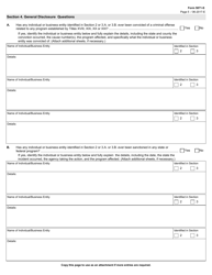 Form 5871-S Disclosure of Ownership and Control Statement Short Form - Texas, Page 5