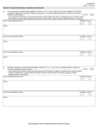 Form 5871-S Disclosure of Ownership and Control Statement Short Form - Texas, Page 6