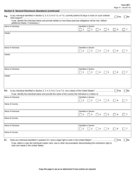 Form 5871 Disclosure of Ownership and Control Statement - Texas, Page 14