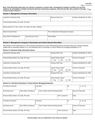 Form 5871 Disclosure of Ownership and Control Statement - Texas, Page 5