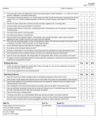 Form 5605 Life Safety Code Overview Worksheet - Texas, Page 2