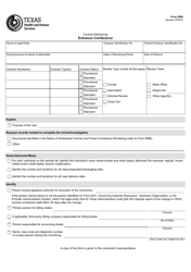 Form 5989 Entrance Conference - Texas