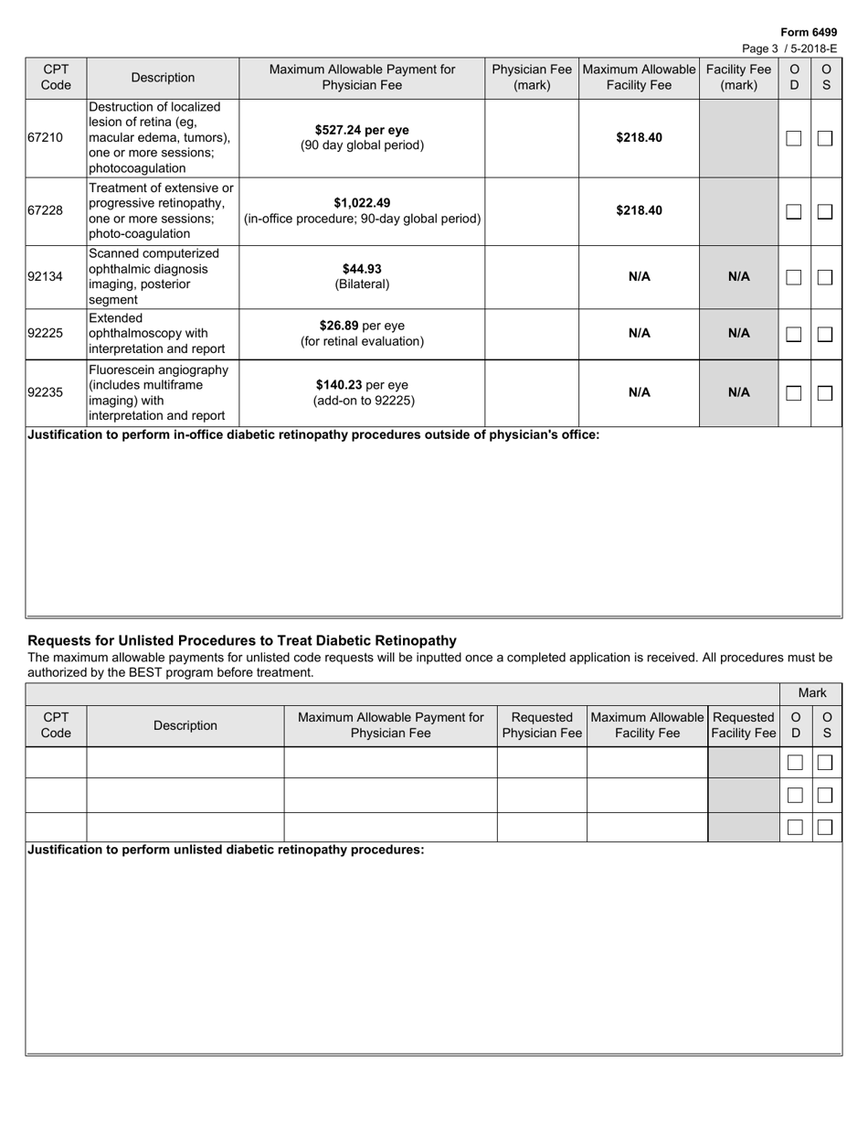 Form 6499 Application for Treatment - Texas, Page 3