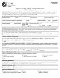 Document preview: Formulario 6499-S Solicitud De Tratamiento - Texas (Spanish)