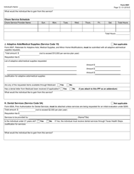 Form 6501 Individual Program Plan - Texas, Page 12