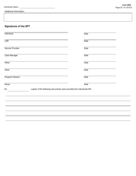 Form 6501 Individual Program Plan - Texas, Page 25